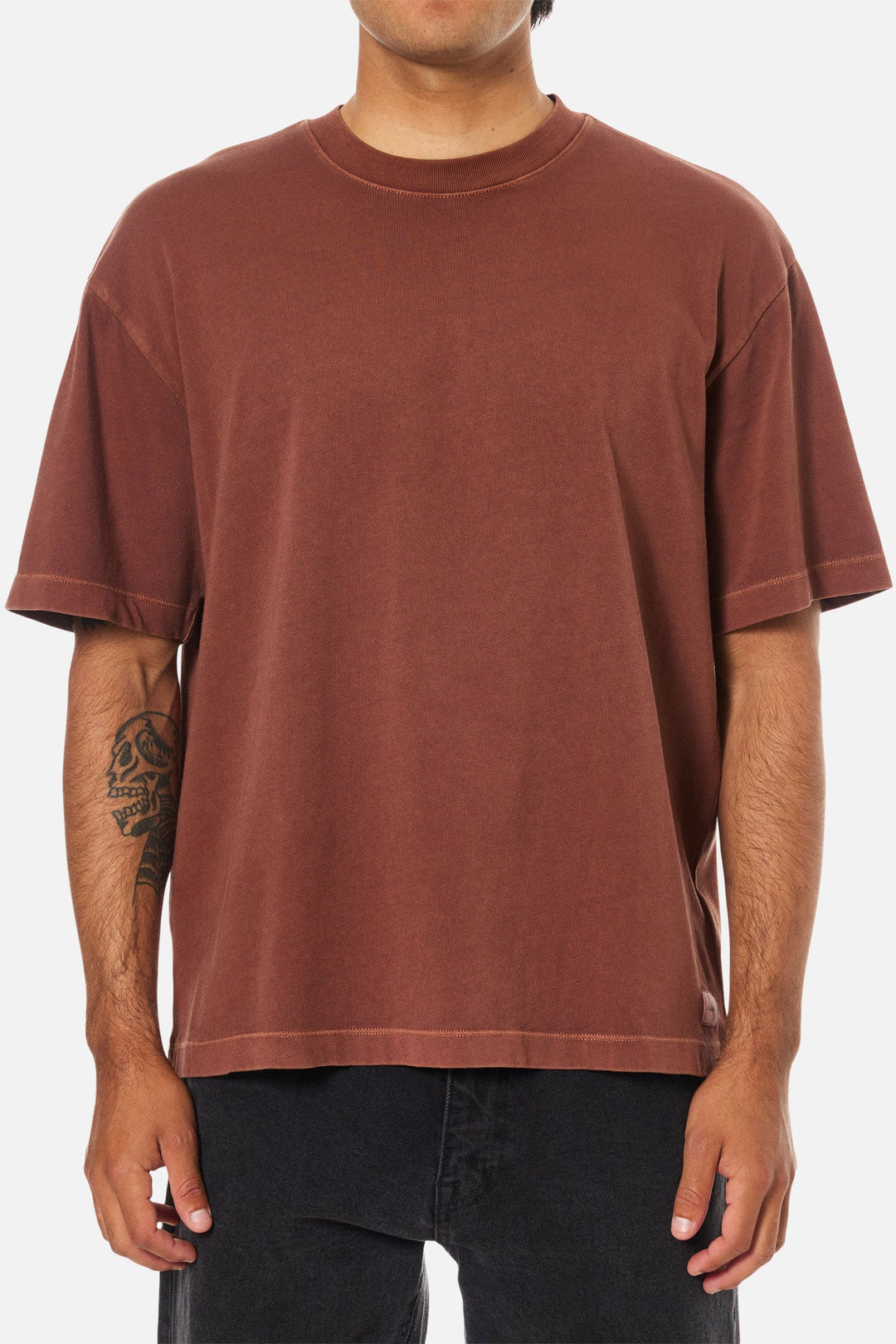 Katin Box Fit Heritage Tee - Mahogany