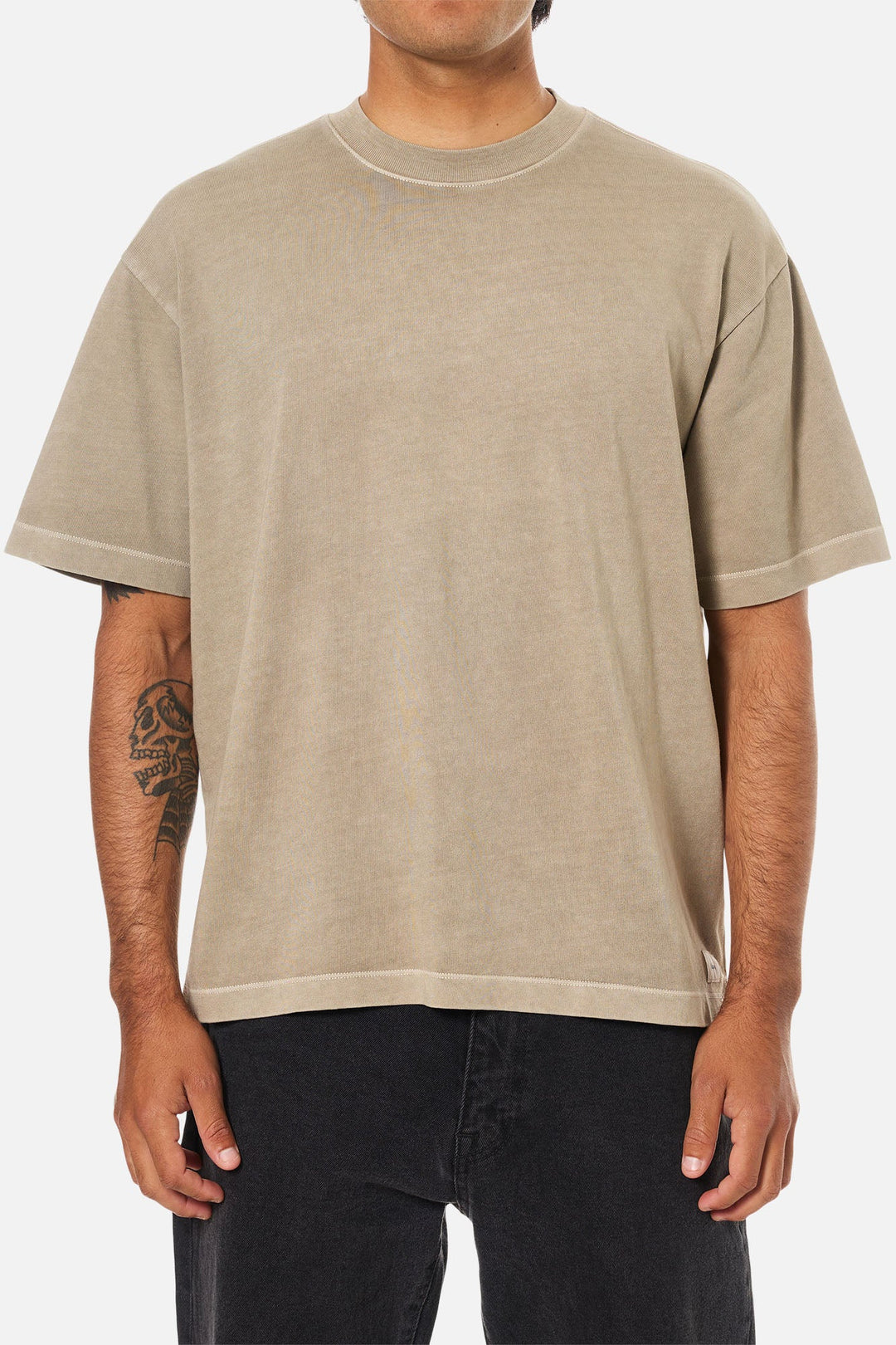 Katin Men's Box Fit Heritage Tee - Vintage Khaki - Sun Diego Boardshop