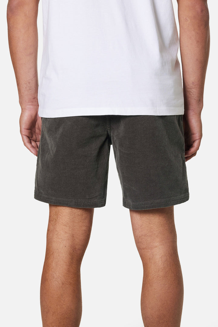 KATIN CORD LOCAL SHORT - BLACK WASH - Sun Diego Boardshop