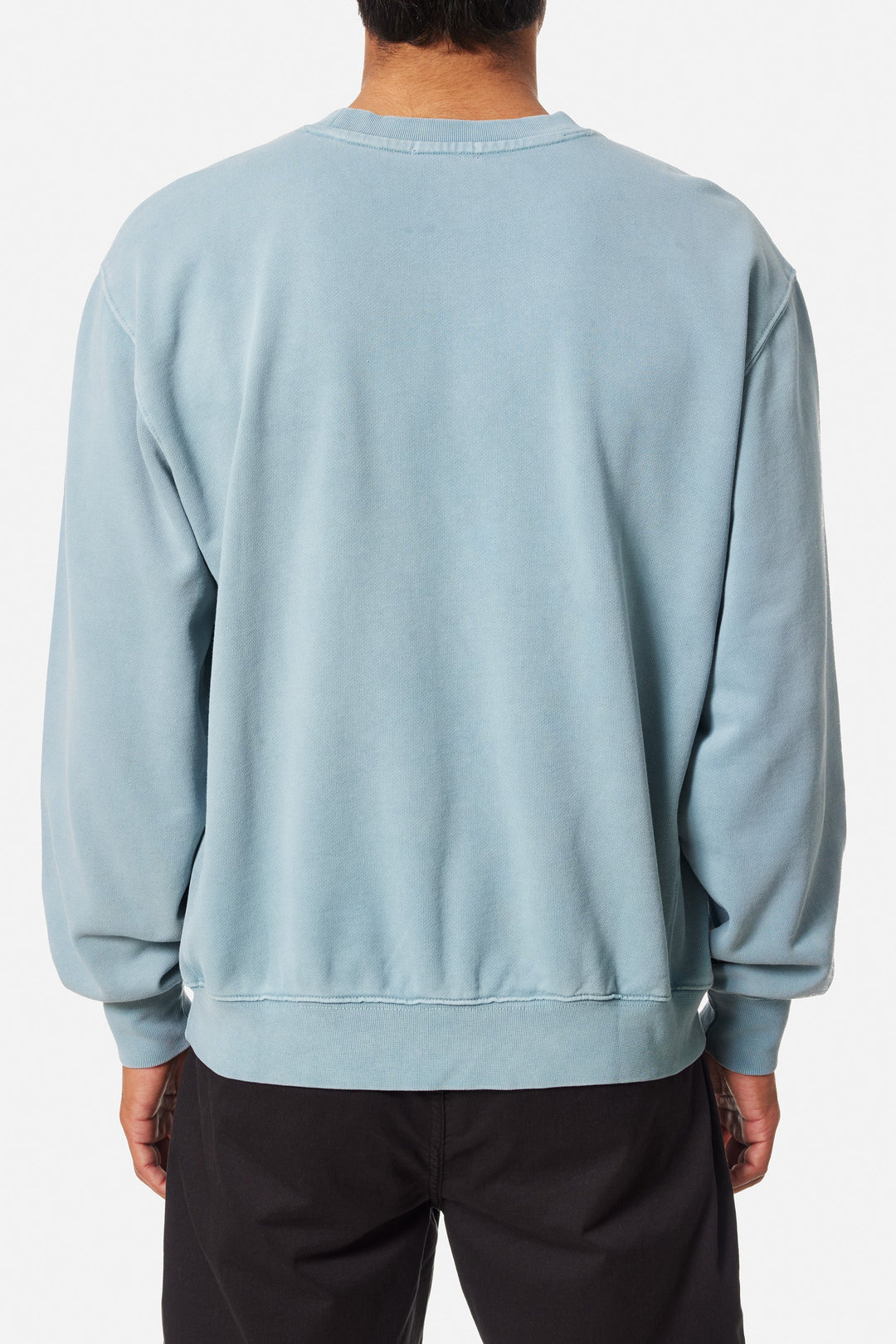 KATIN CRAWFORD EMBROIDERED CREWNECK - SKY BLUE - Sun Diego Boardshop