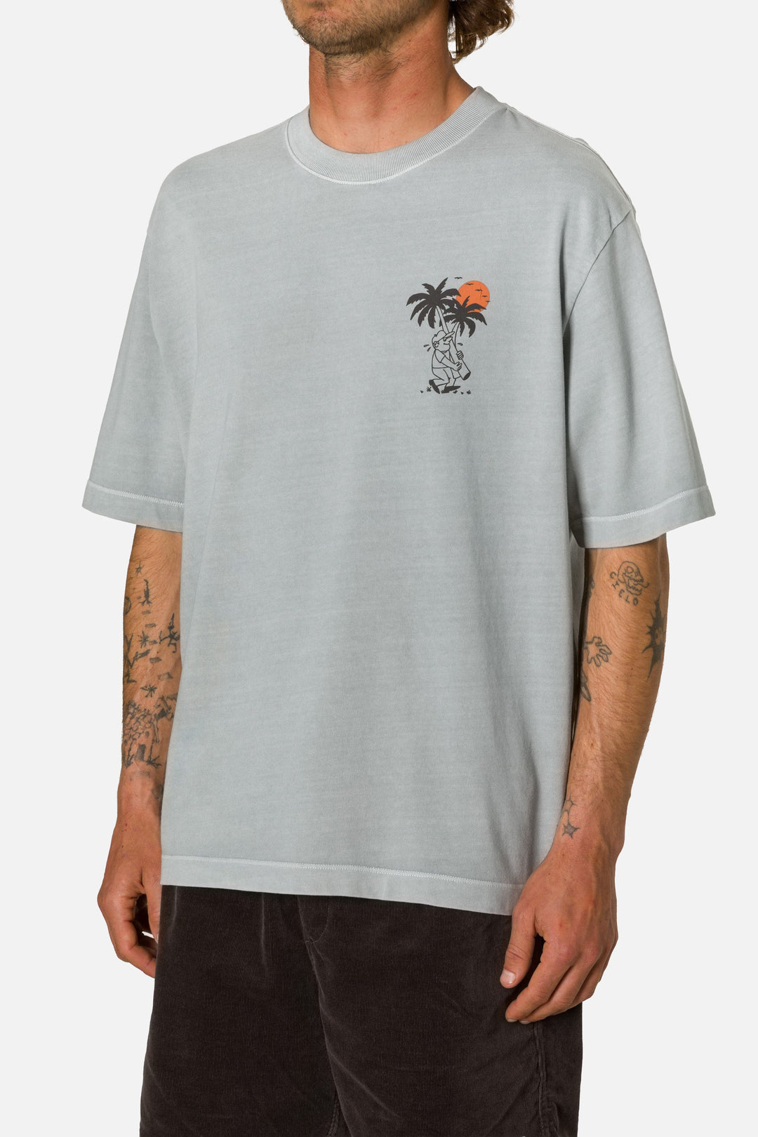 Katin Men's Delivery Box Fit Tee - Neutral Gray - Sun Diego Boardshop