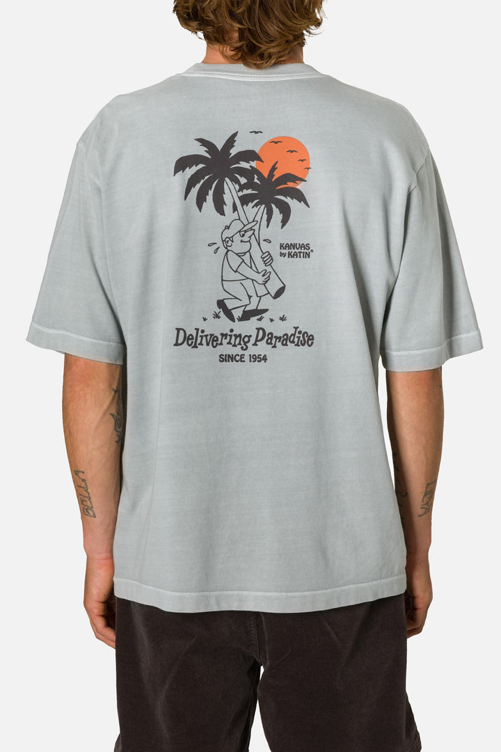 Katin Men's Delivery Box Fit Tee - Neutral Gray - Sun Diego Boardshop