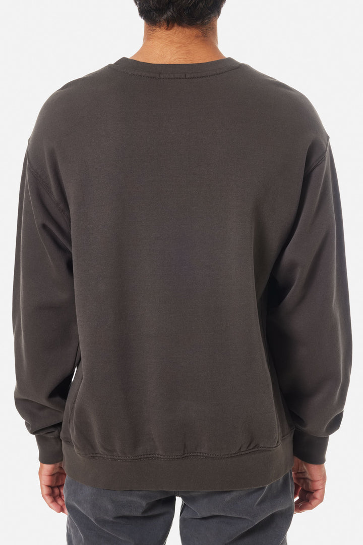 Katin Men's Embroidered Crewneck - Black Wash - Sun Diego Boardshop