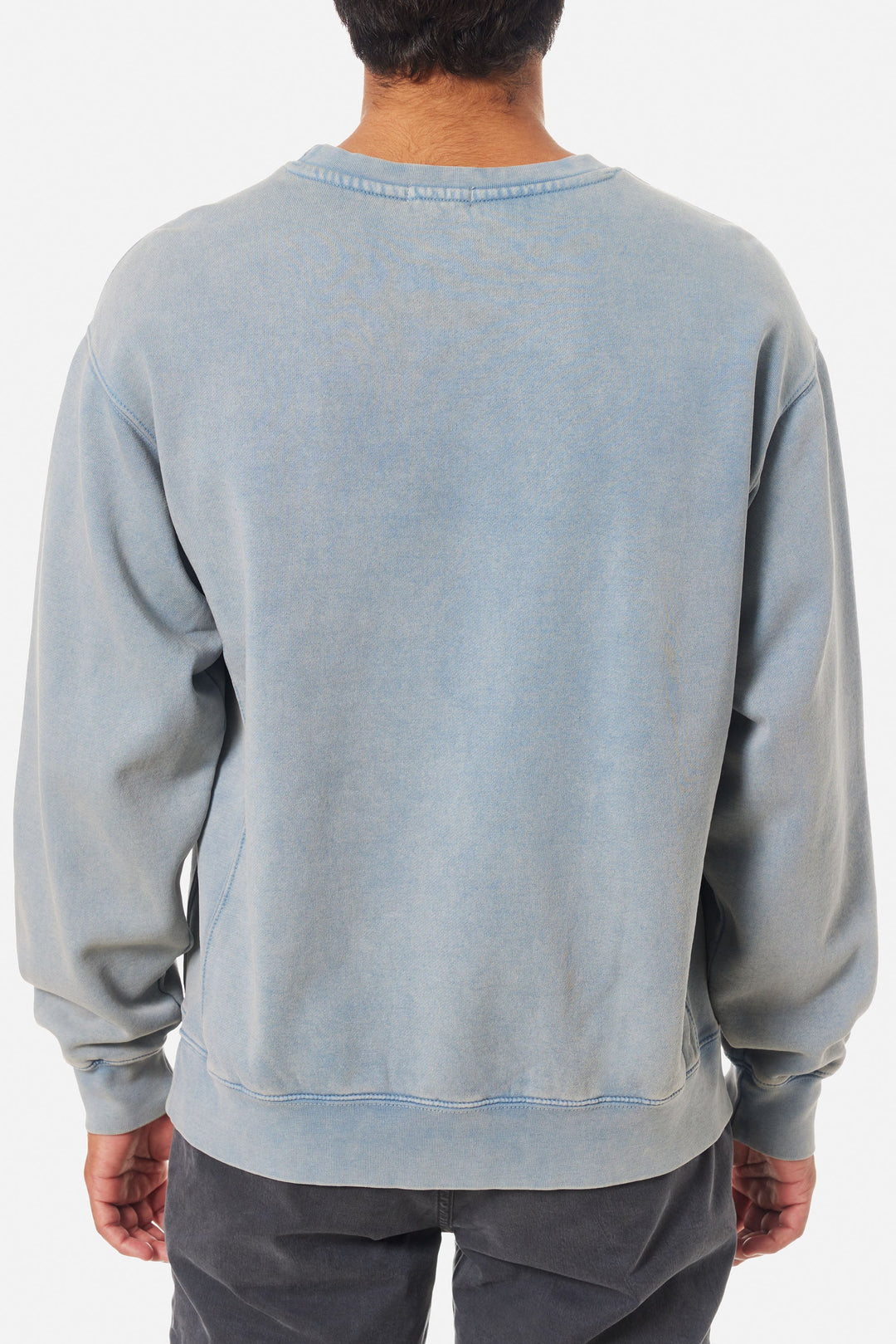 KATIN EMBROIDERED CREWNECK - WASHED BLUE SAND WASH - Sun Diego Boardshop