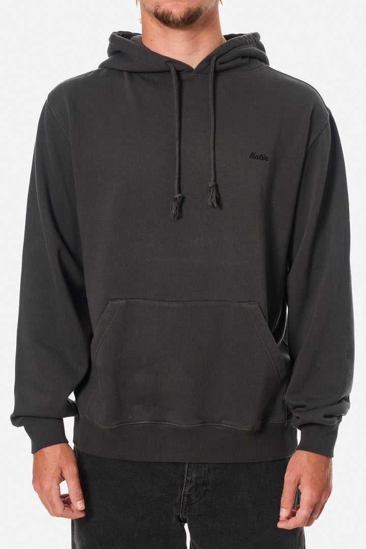 Katin Embroidered Hoodie - Black Wash