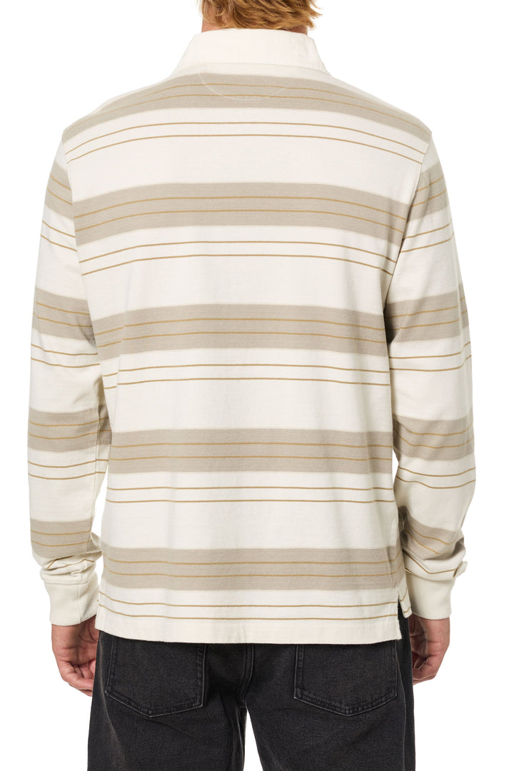 Katin Greg Long Sleeve Rugby Polo - Vintage Khaki - Sun Diego Boardshop