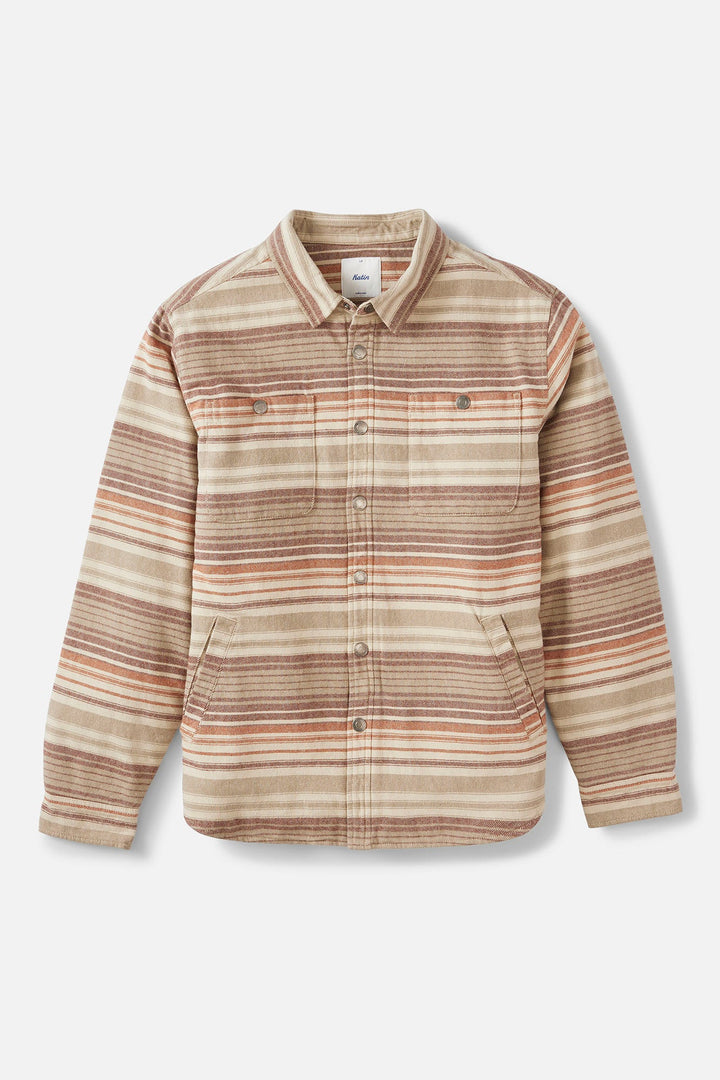 Katin Harold Stripe Jacket - Mahogany