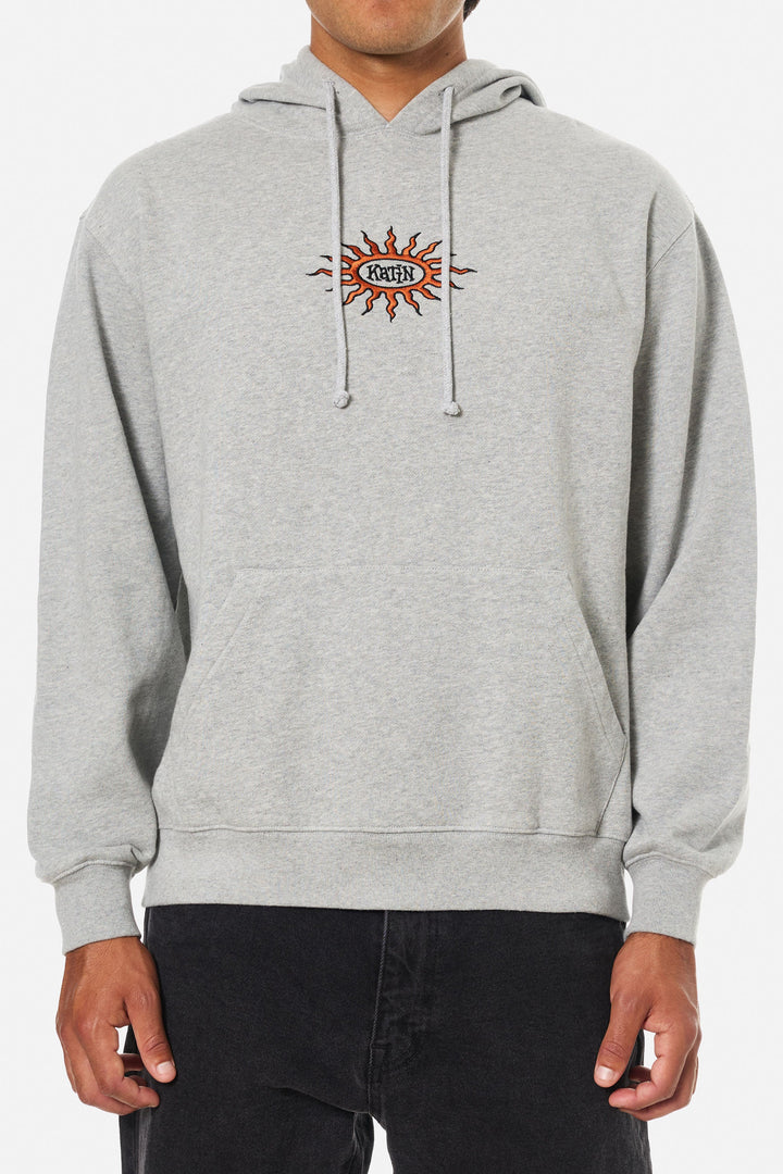 Katin Haze Embroidered Hoodie - Heather Gray