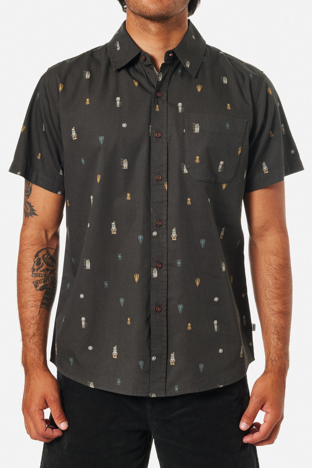 KATIN IDOL SHIRT - BLACK WASH - Sun Diego Boardshop