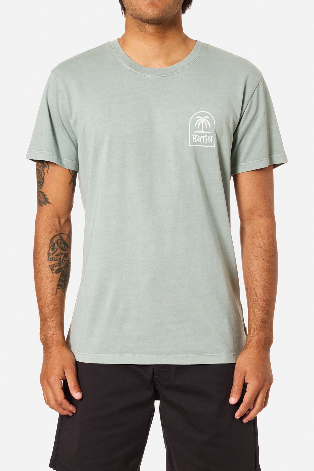 Katin K-Palm Tee - Aloe Pigment Dye - Sun Diego Boardshop