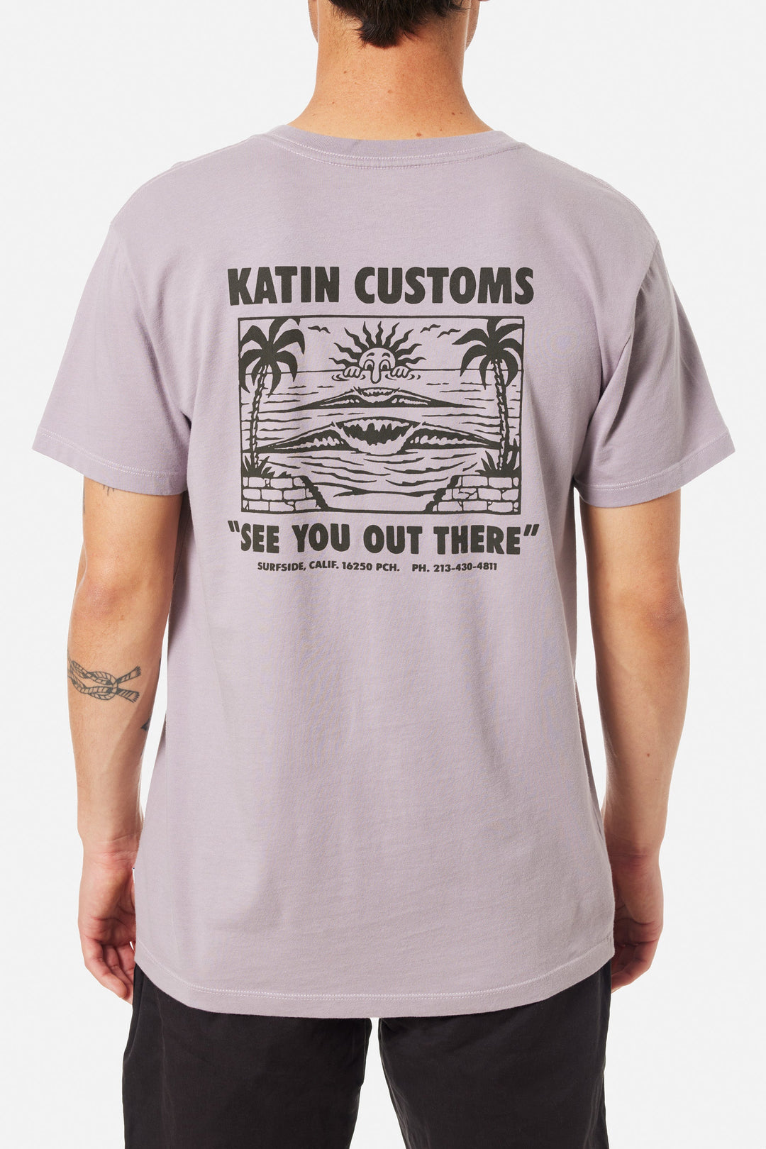 KATIN PEAKS TEE - LAVENDER - Sun Diego Boardshop