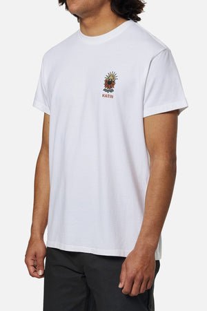 KATIN POLLEN TEE - WHITE - Sun Diego Boardshop