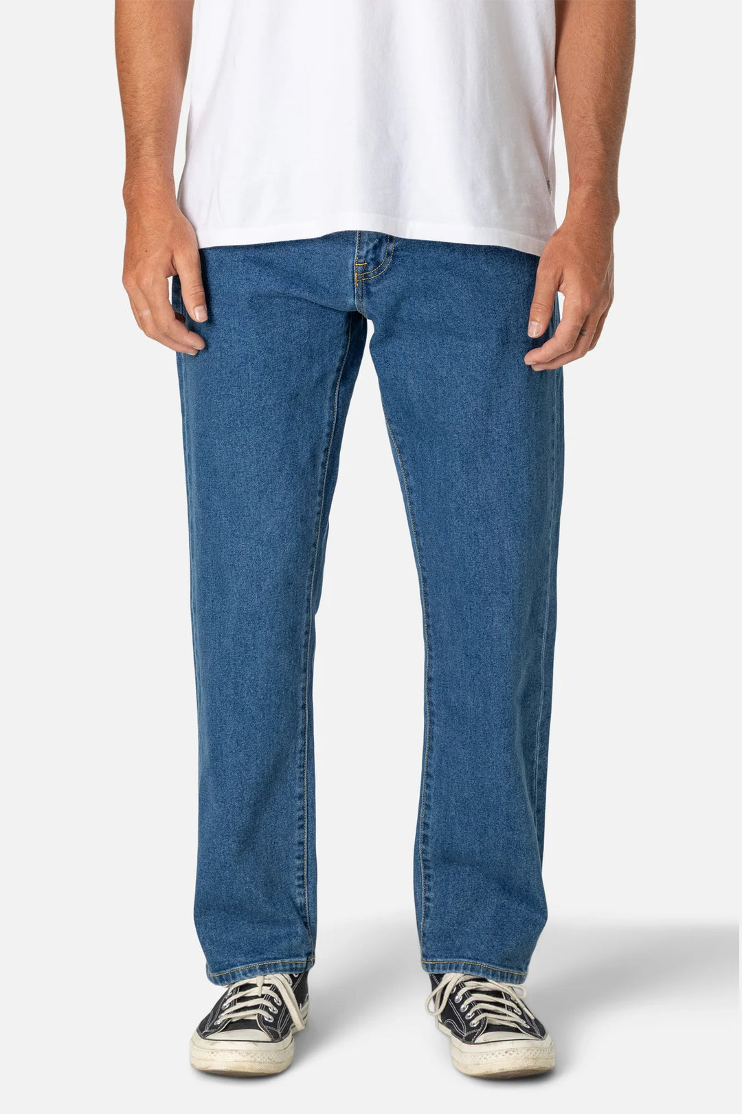 Katin Men's Ren 57 Classic Straight - Medium Indigo - Sun Diego Boardshop