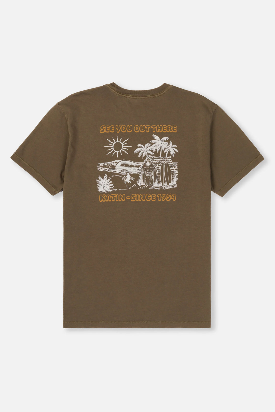 Katin Men's Boys Shacked Tee - Brown - Sun Diego Boardshop