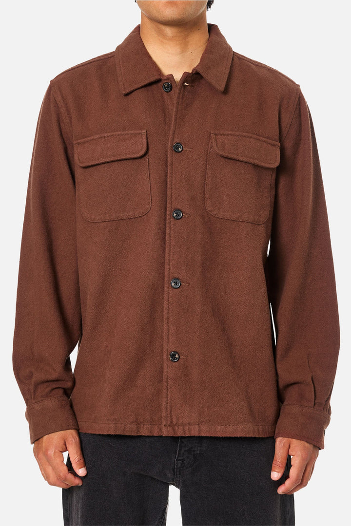 Katin Shiloh Flannel - Mahogany - Sun Diego Boardshop