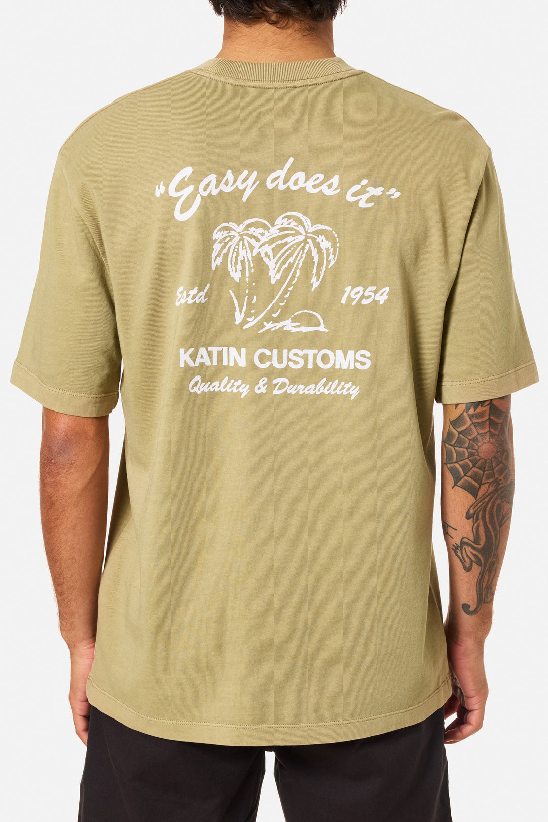 Katin Suds Relaxed Tee - Black Wash Pigment Dye - Sun Diego Boardshop
