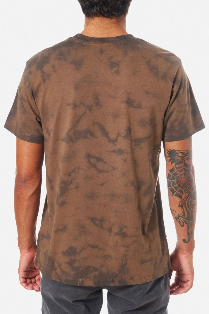 KATIN SUNFLOWER EMB TEE - GRAVEL TIE DYE - Sun Diego Boardshop