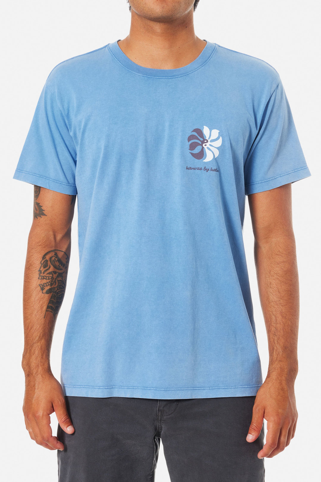 KATIN TOGETHER TEE - BAY BLUE SAND WASH - Sun Diego Boardshop