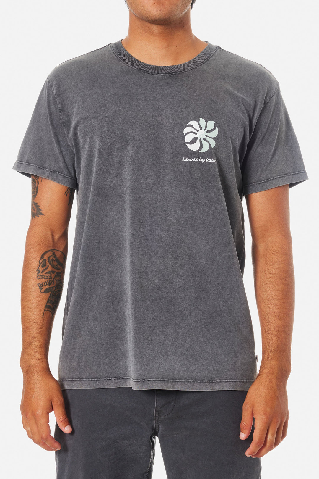 KATIN TOGETHER TEE - BLACK SAND WASH - Sun Diego Boardshop