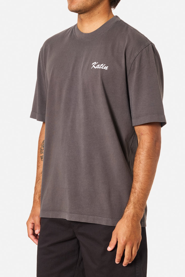 KATIN TRABAJO RELAXED TEE - BLACK WASH - Sun Diego Boardshop