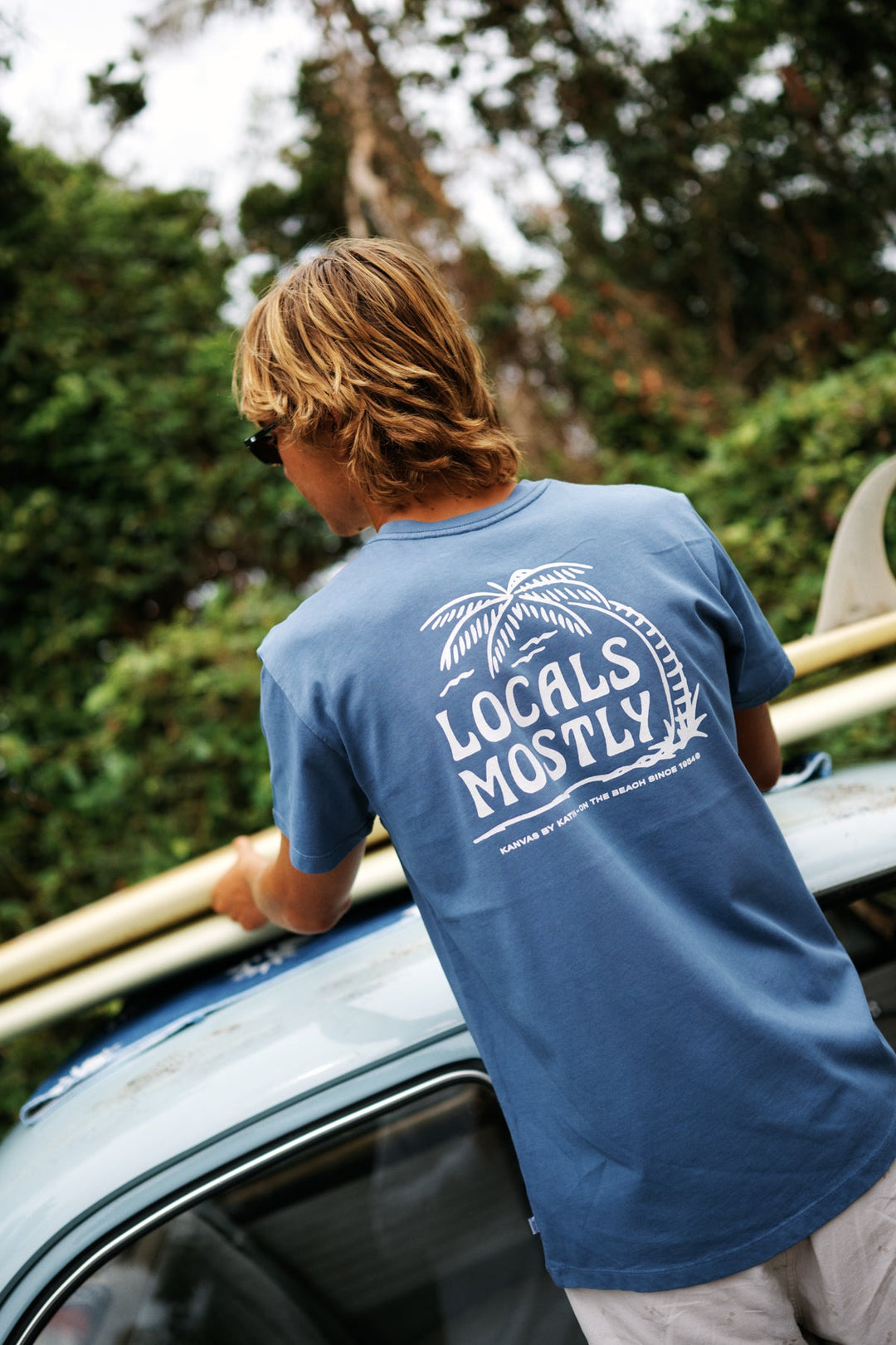 Katin Locals Tee - Blue Pigment Dye - Sun Diego Boardshop