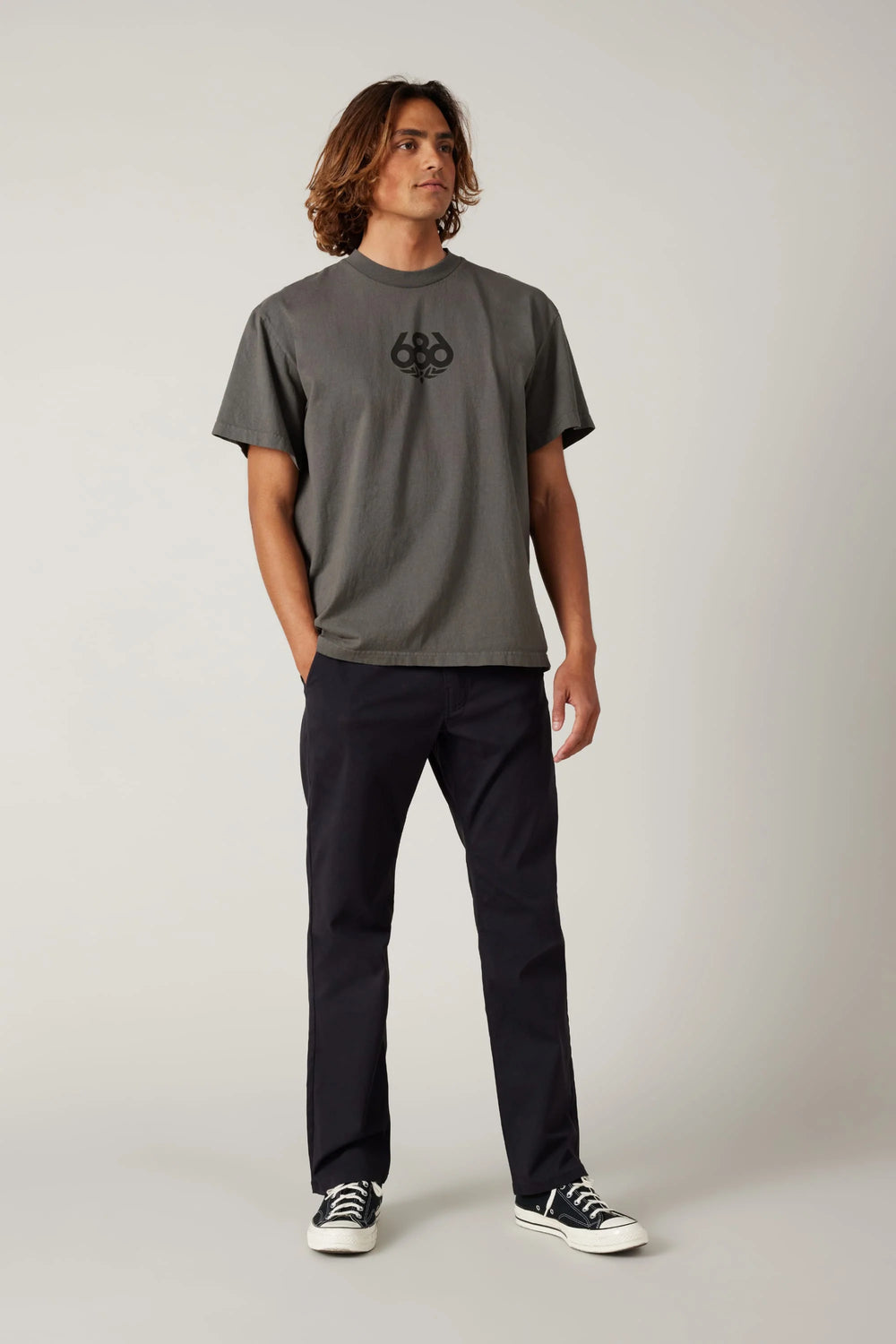 686 Men's Everywhere Relaxed Fit Pant - Black - Sun Diego Boardshop