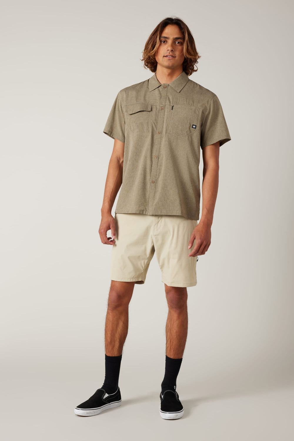 686 EVERYWHERE FEATHERLIGHT CHINO SHORT - Putty - Sun Diego Boardshop