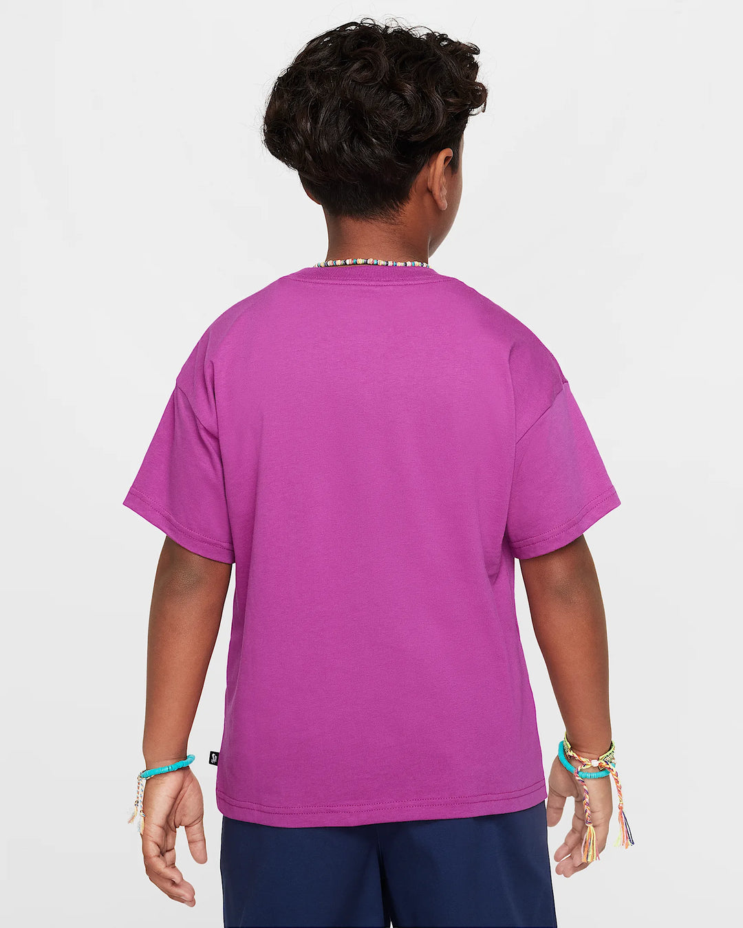 Nike Big Kids' T-Shirt - HOT FUCHSIA/WHITE - Sun Diego Boardshop