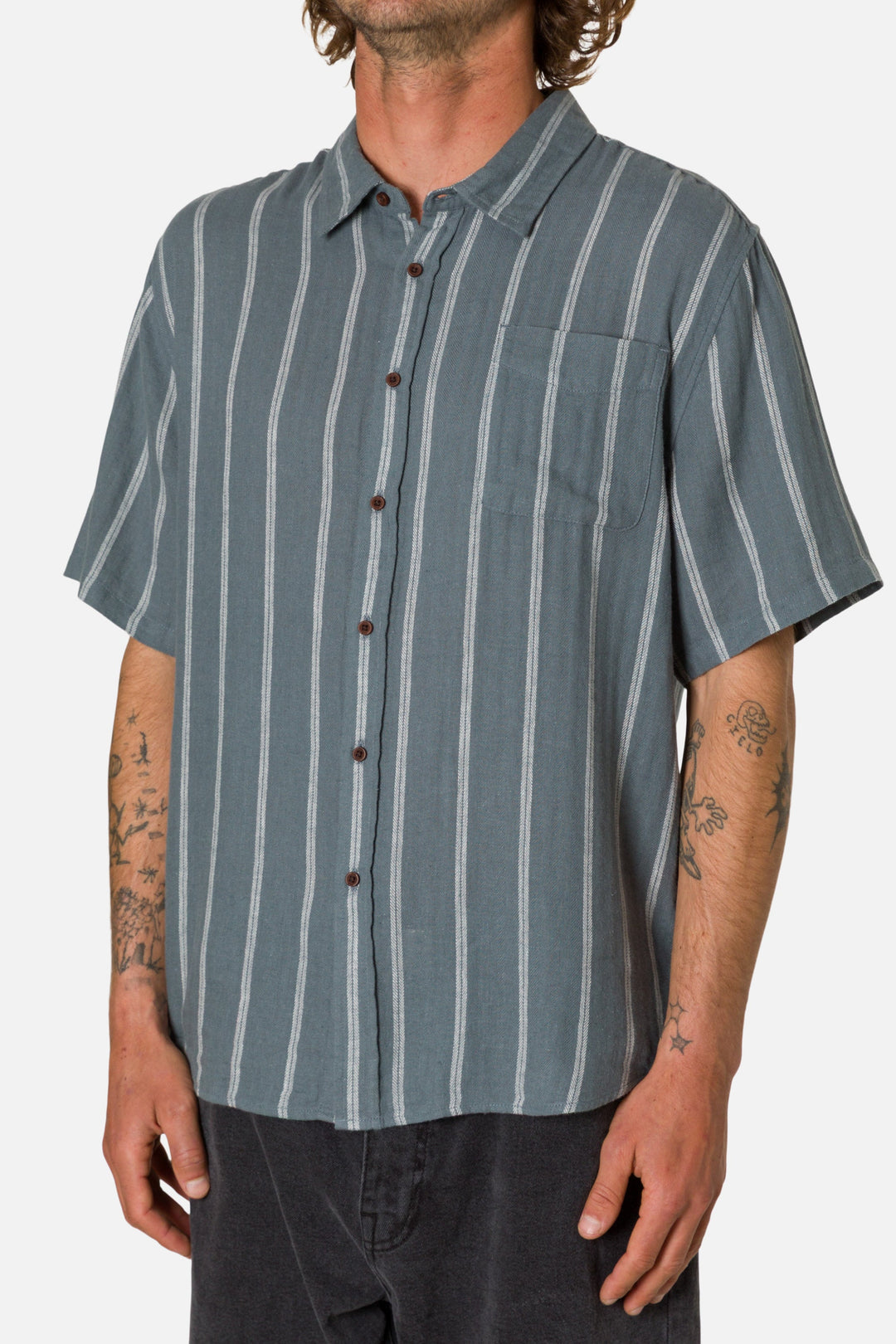 Katin Men's Alan Shirt - Tempest Blue - Sun Diego Boardshop