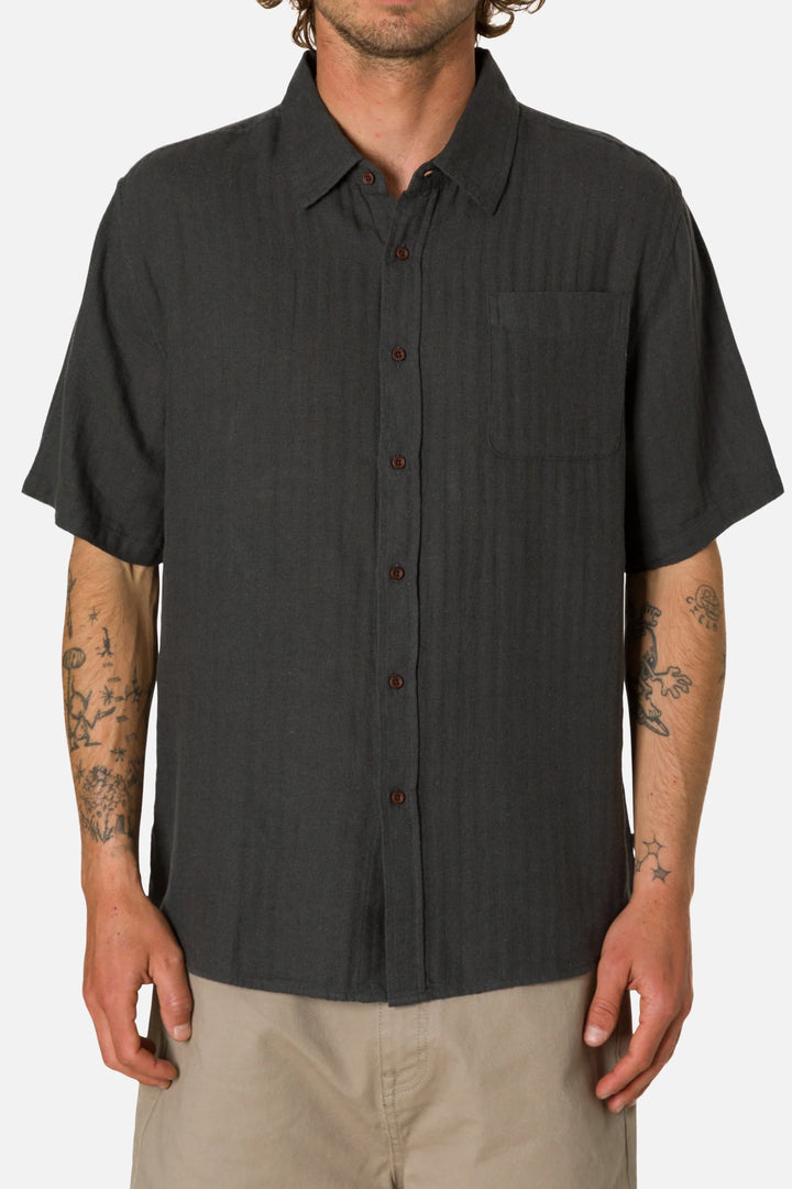 Katin Men's Alan Solid Shirt - Black Wash