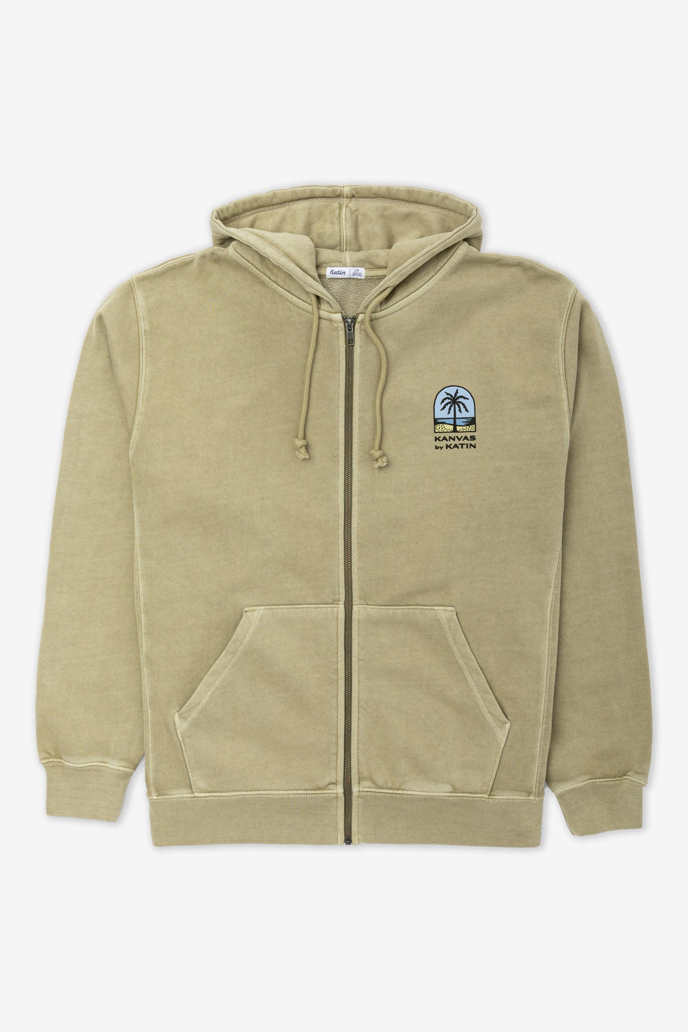 Katin Passage Zip Hood - Covert Green - Sun Diego Boardshop