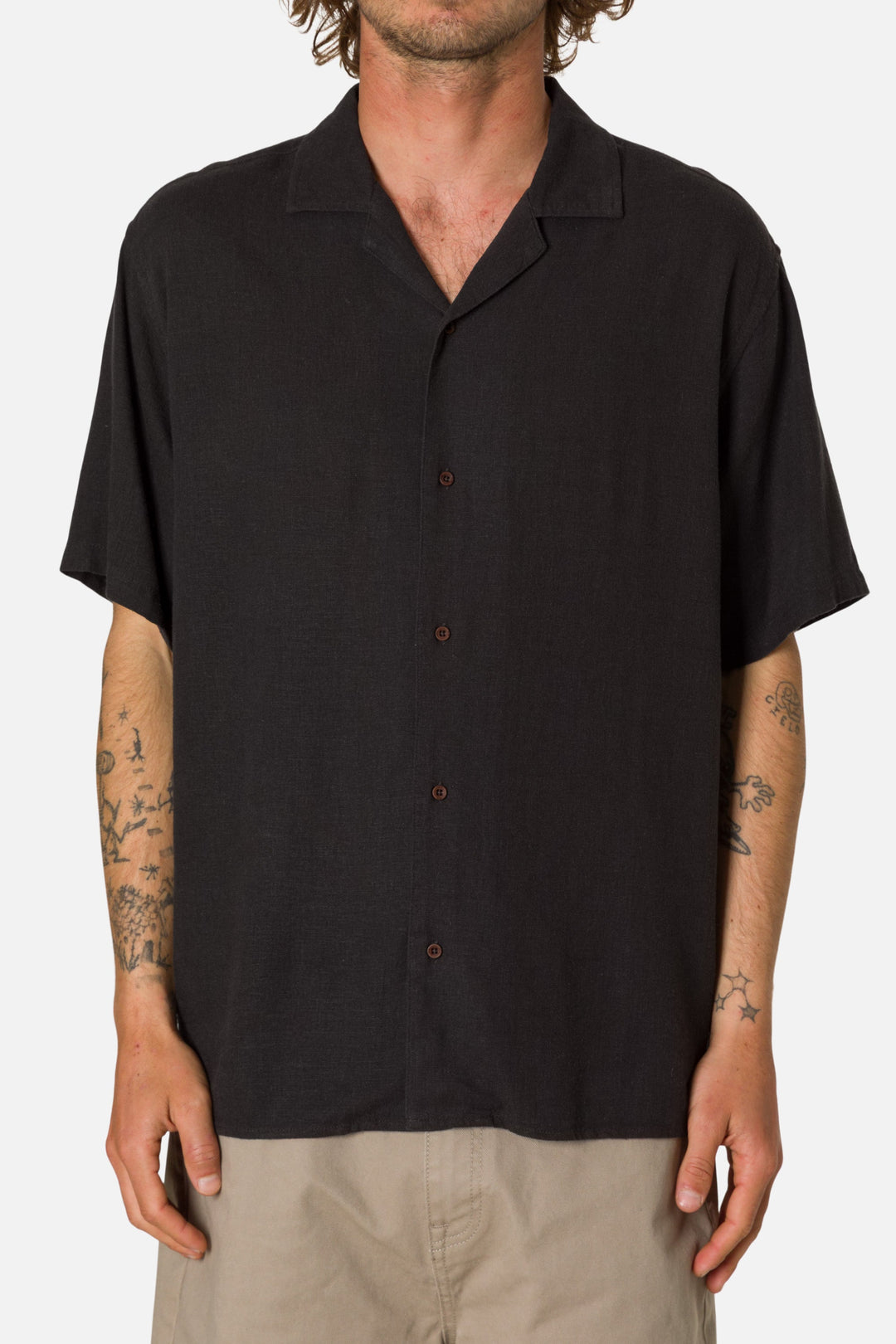 Katin Men's Teller Shirt - Black Wash - Sun Diego Boardshop