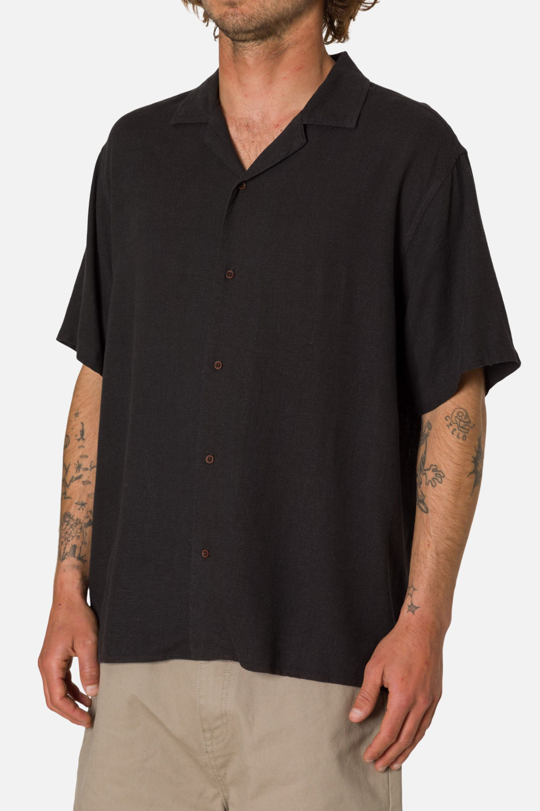 Katin Men's Teller Shirt - Black Wash - Sun Diego Boardshop