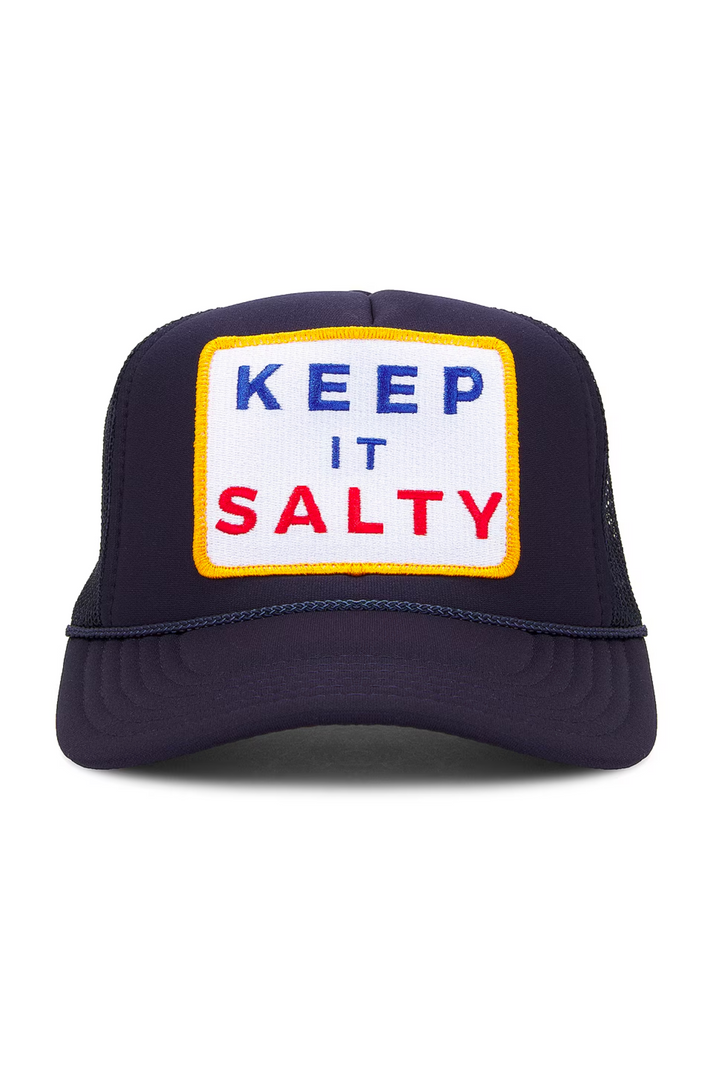 That Friday Feeling Keep It Salty Trucker Hat - Navy - Sun Diego Boardshop