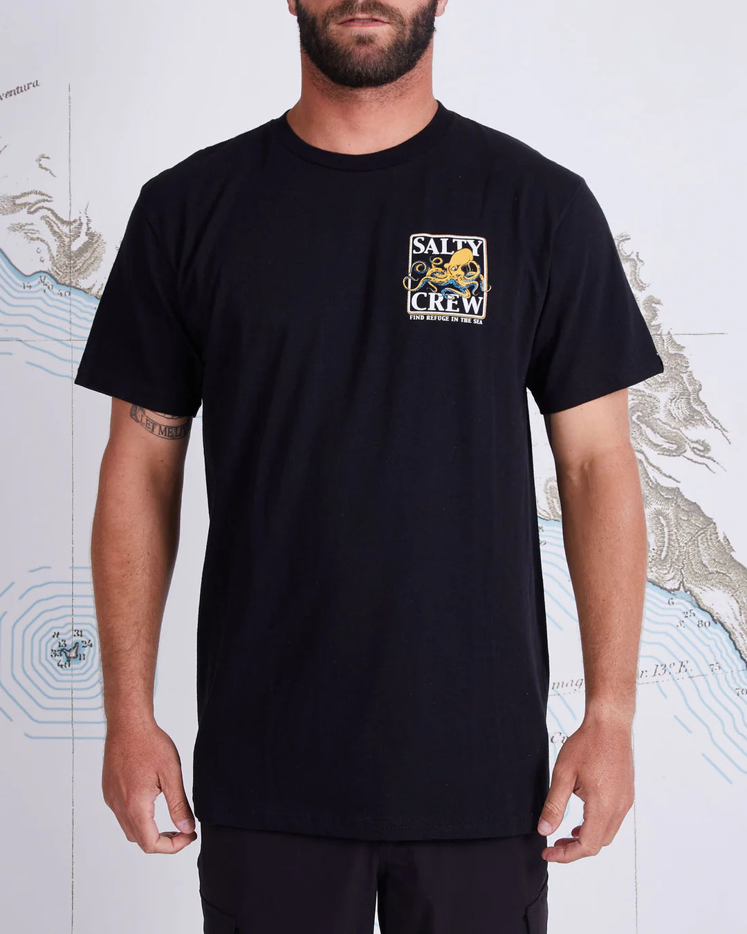 Salty Crew Ink Slinger Classic Tee - Black - Sun Diego Boardshop