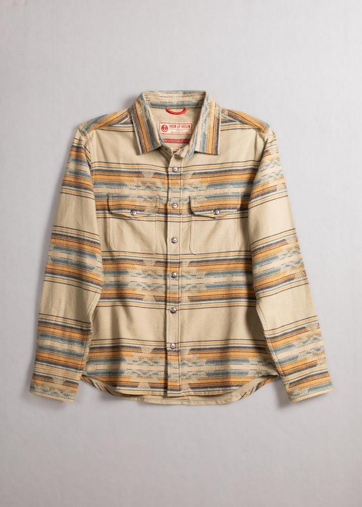 Iron & Resin Klamath Flannel Shirt - GREY - Sun Diego Boardshop