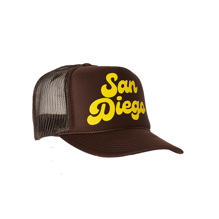Local Beach San Diego Trucker Hat - Brown - Sun Diego Boardshop