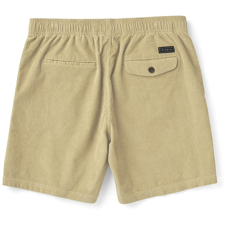 Vissla No See Ums Cord Eco 17" Elastic Walkshort - Light Khaki - Sun Diego Boardshop