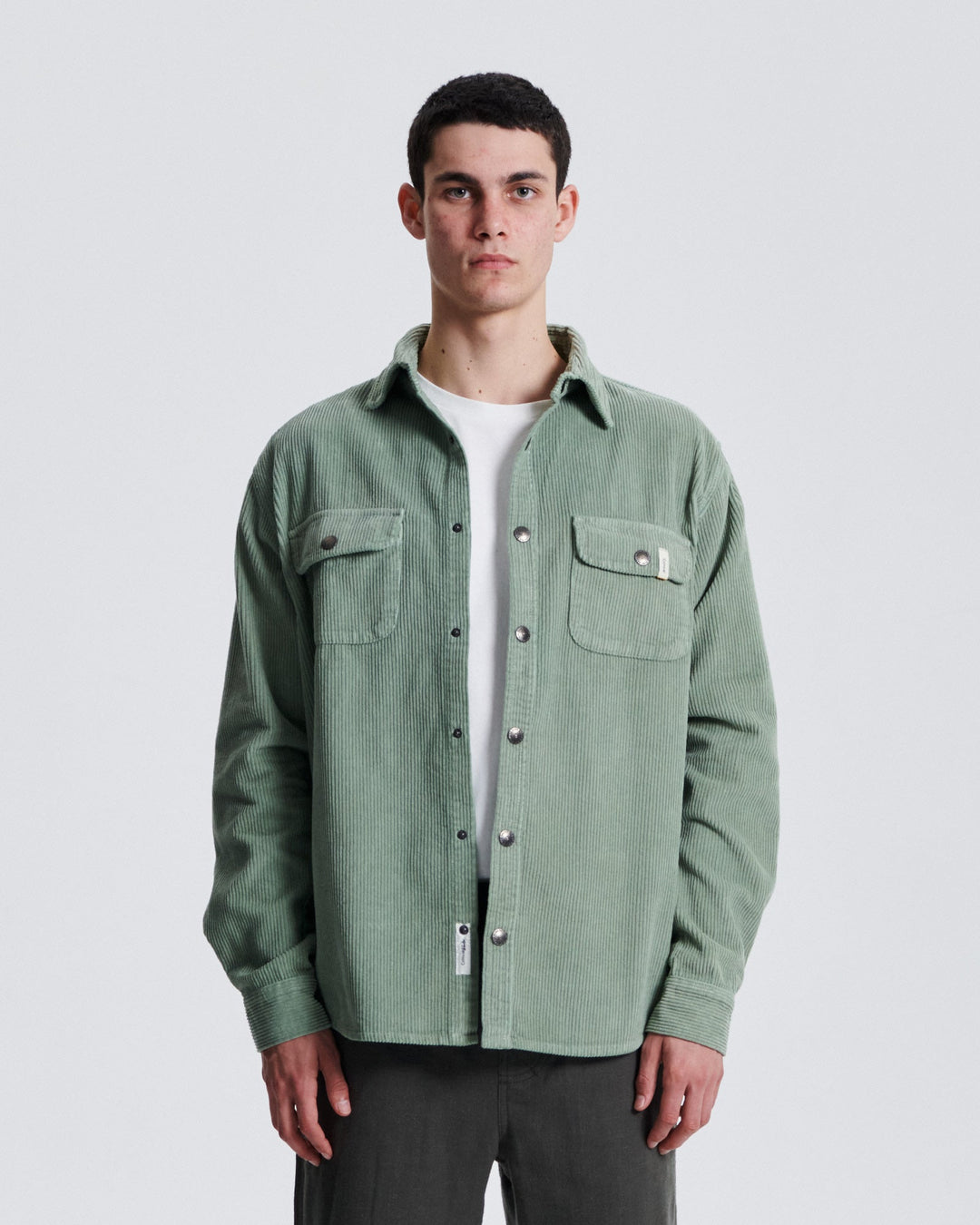 Critical Slide Surface Cord Overshirt - Sage - Sun Diego Boardshop
