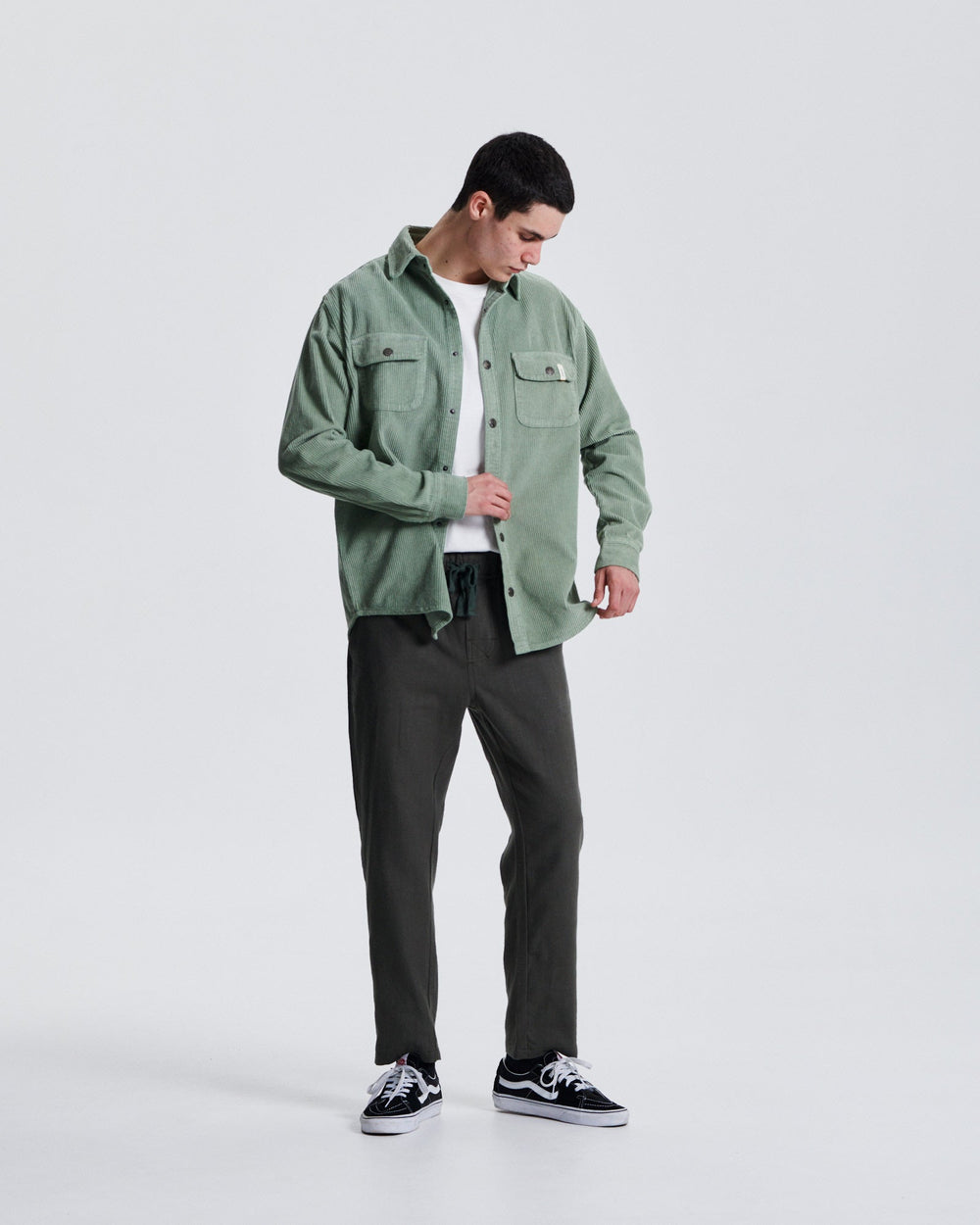 Critical Slide Surface Cord Overshirt - Sage - Sun Diego Boardshop