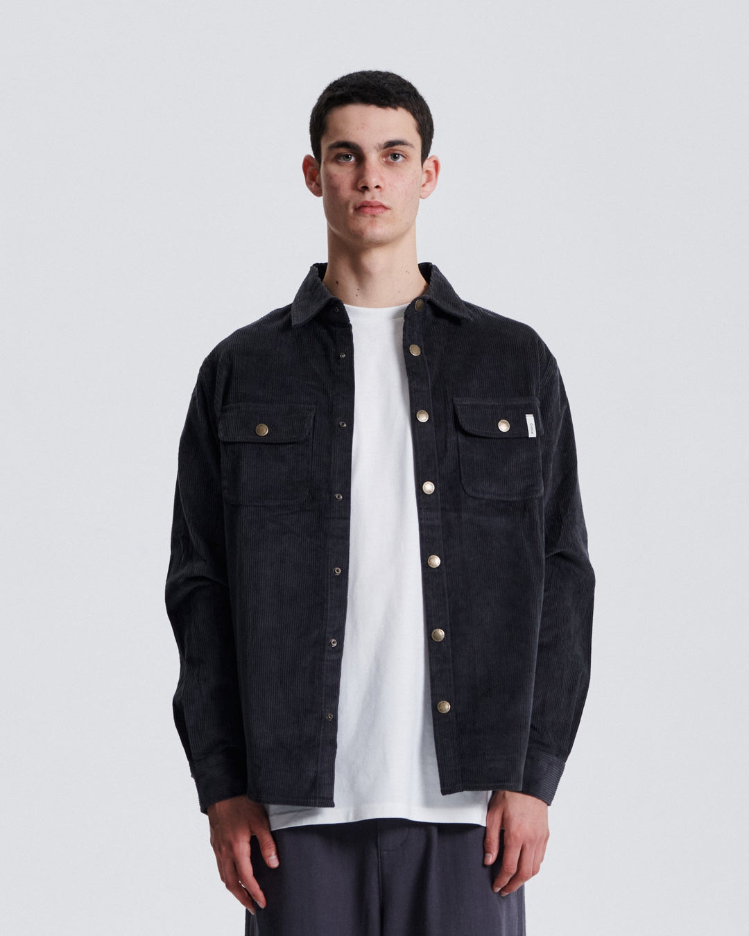 Critical Slide Surface Cord Overshirt - Vintage Black - Sun Diego Boardshop