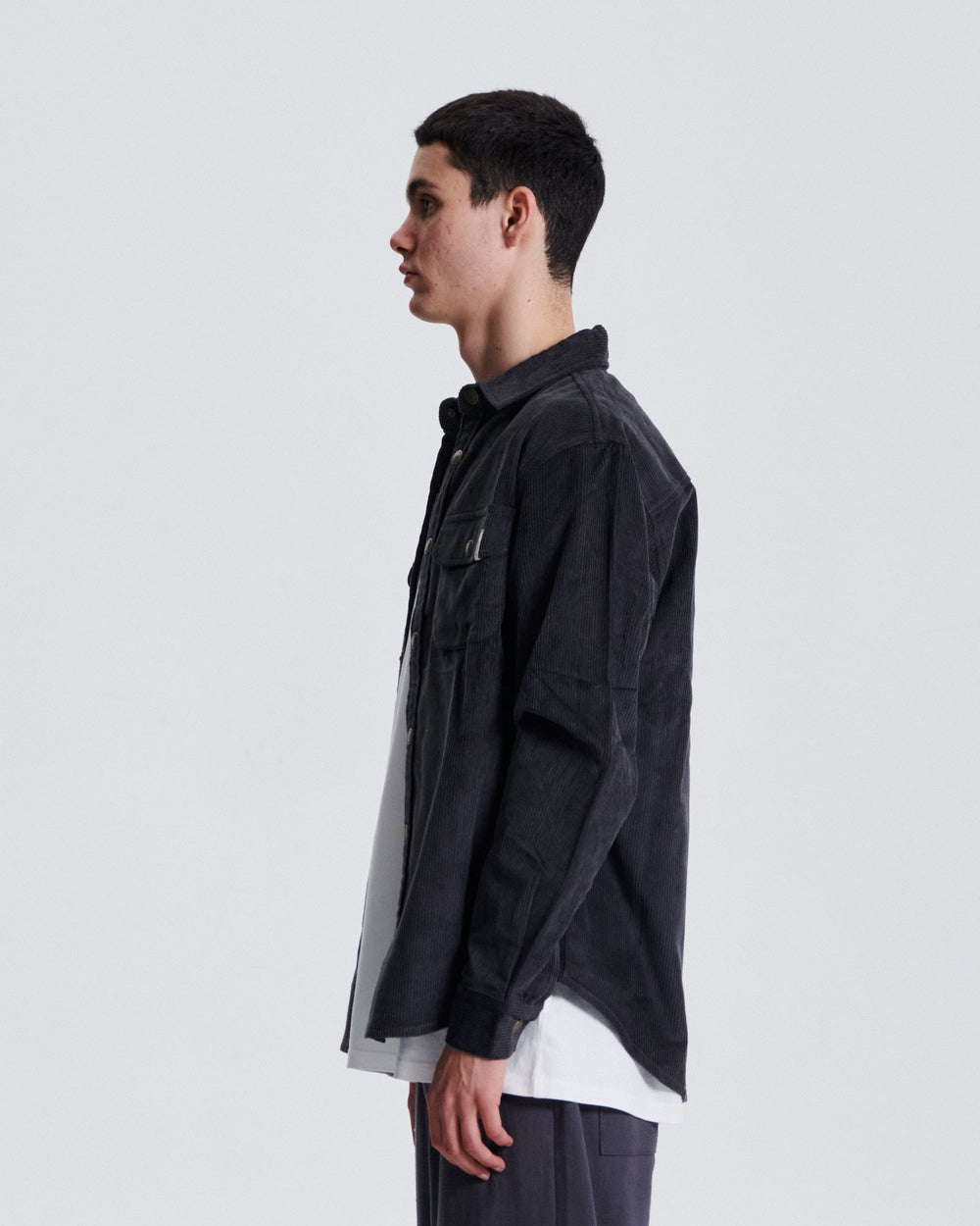 Critical Slide Surface Cord Overshirt - Vintage Black - Sun Diego Boardshop