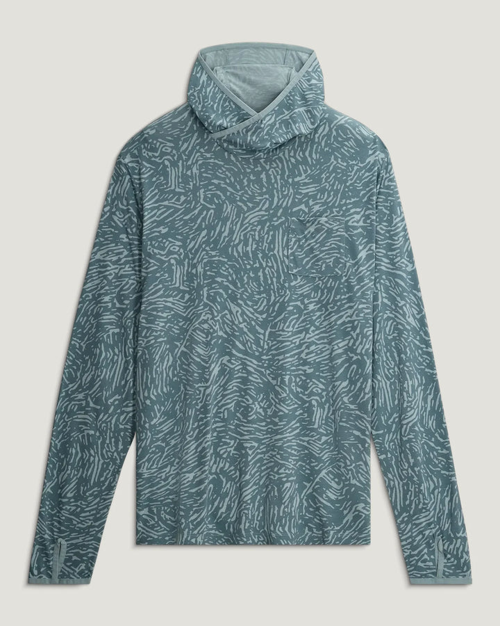 Free Fly Men's Bamboo Lightweight Hoodie - Tidal Flow Print Stormy Sea - Sun Diego Boardshop