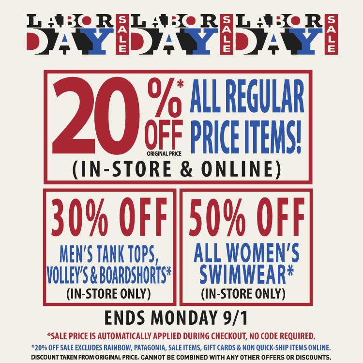 Sun Diego Labor Day Sale