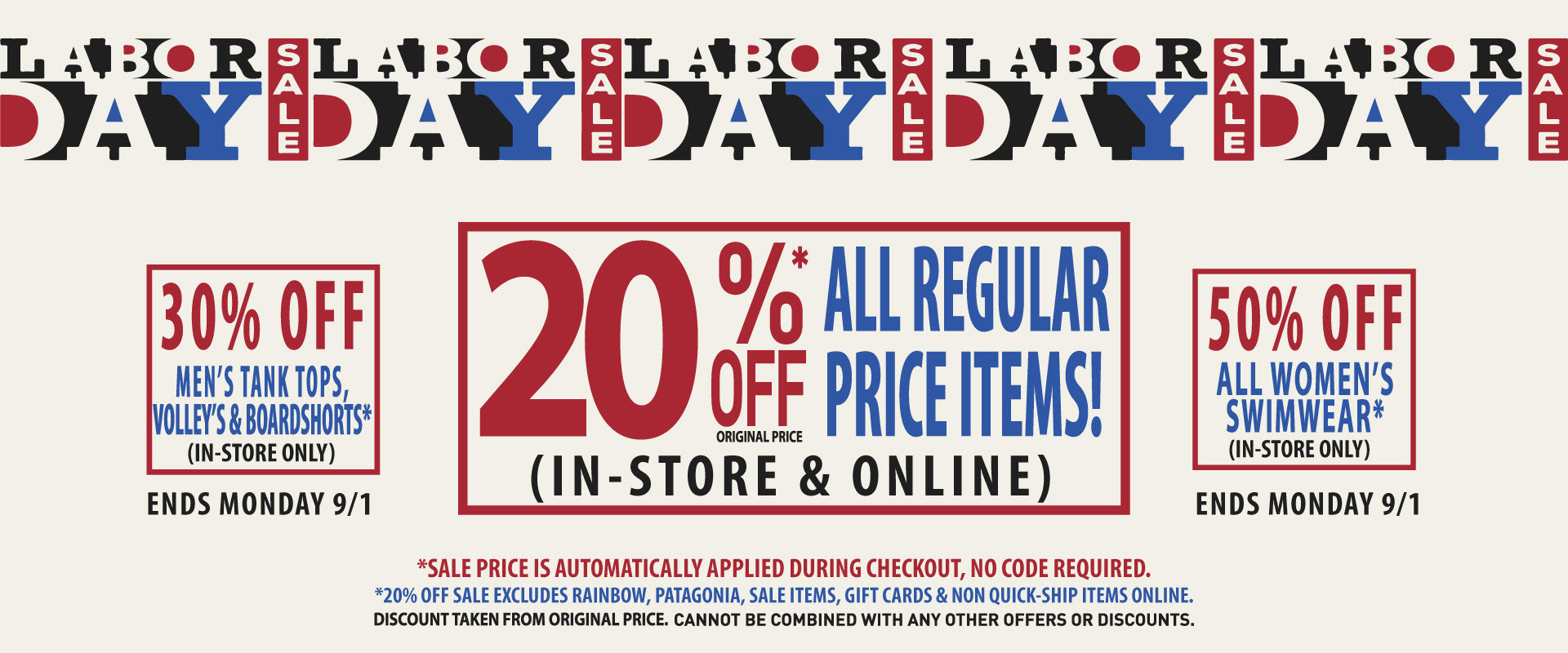 Sun Diego Labor Day Sale