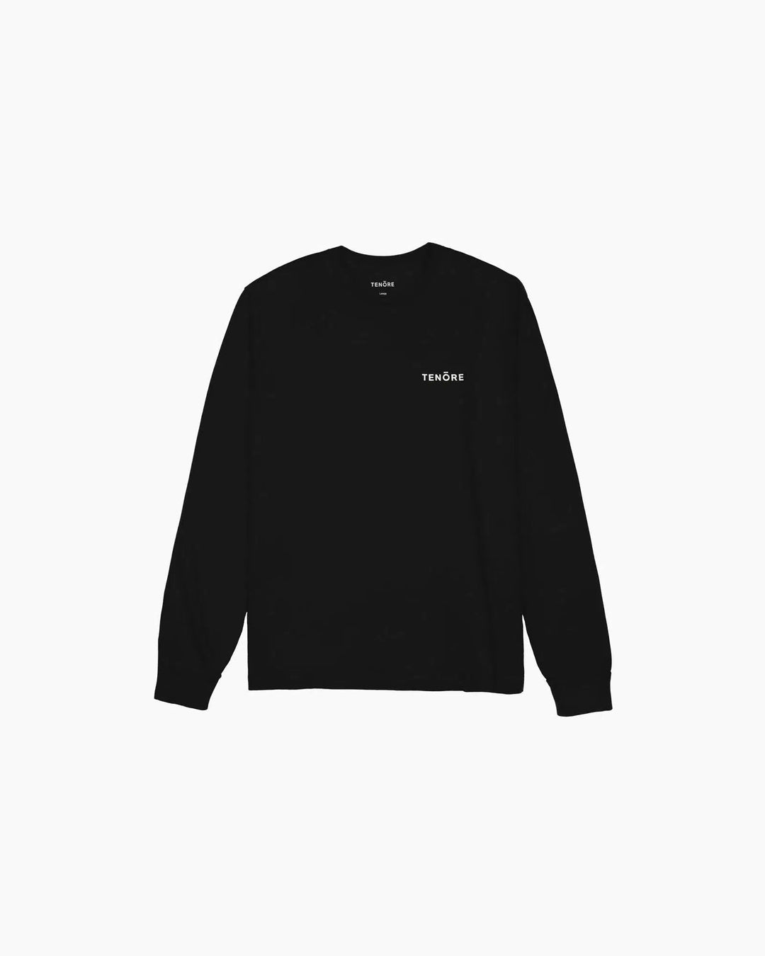 Tenore Left Chest Long Sleeve Tee - BLACK - Sun Diego Boardshop