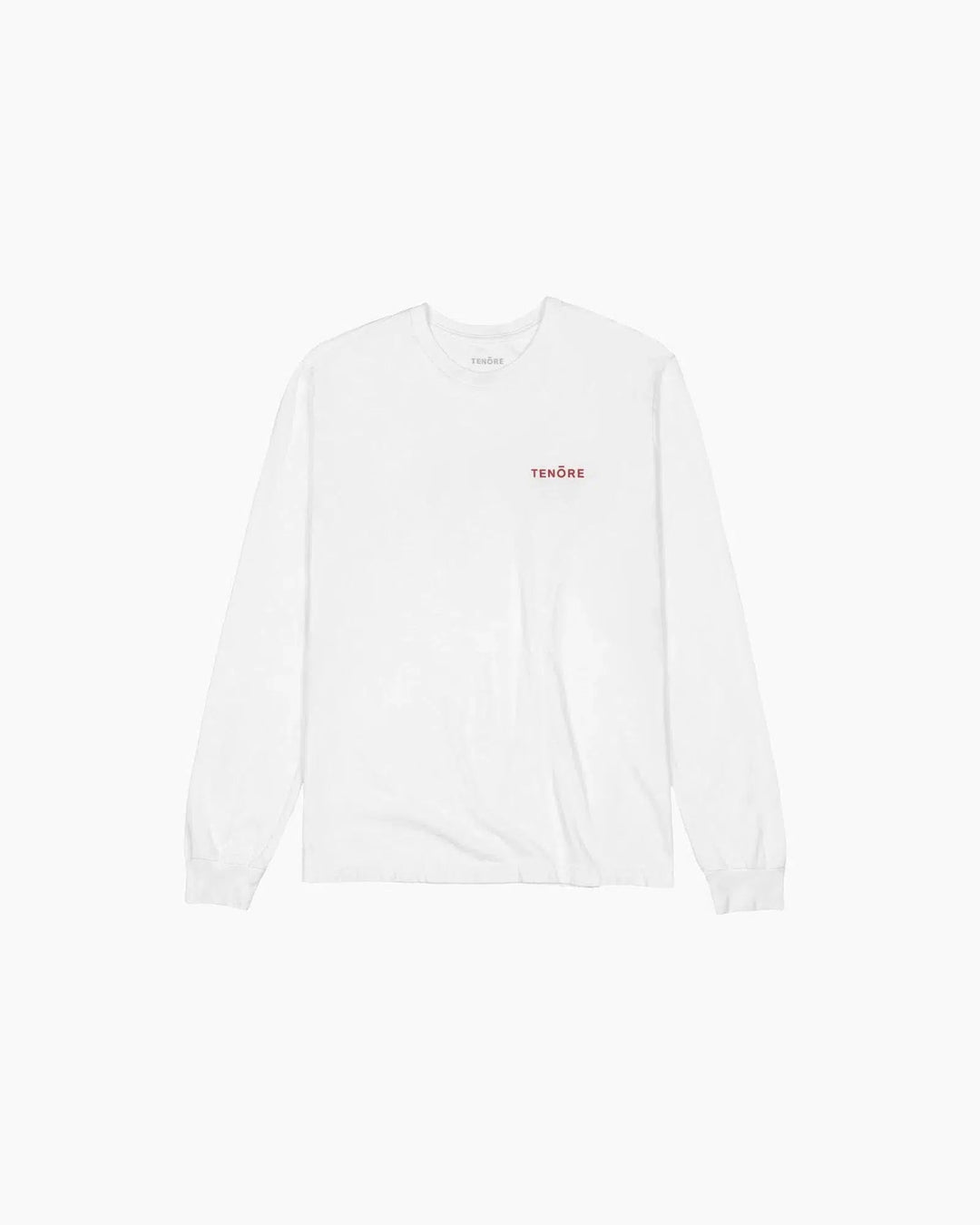 Tenore Left Chest Long Sleeve Tee - WHITE - Sun Diego Boardshop