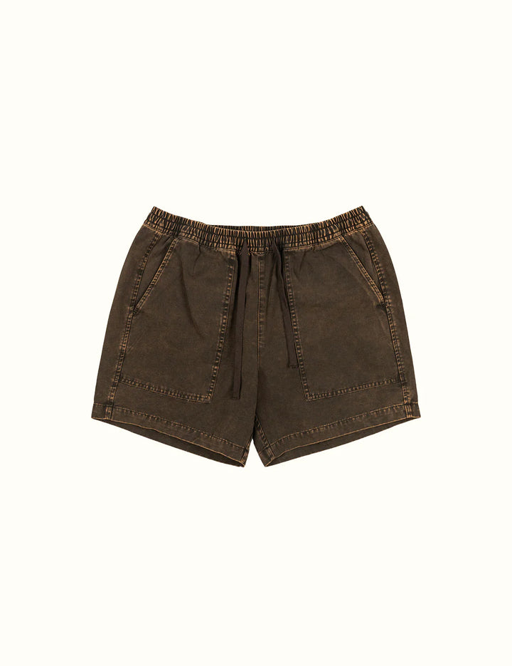 Duvin Design Company LEISURE WALK SHORT - BLACK - Sun Diego Boardshop