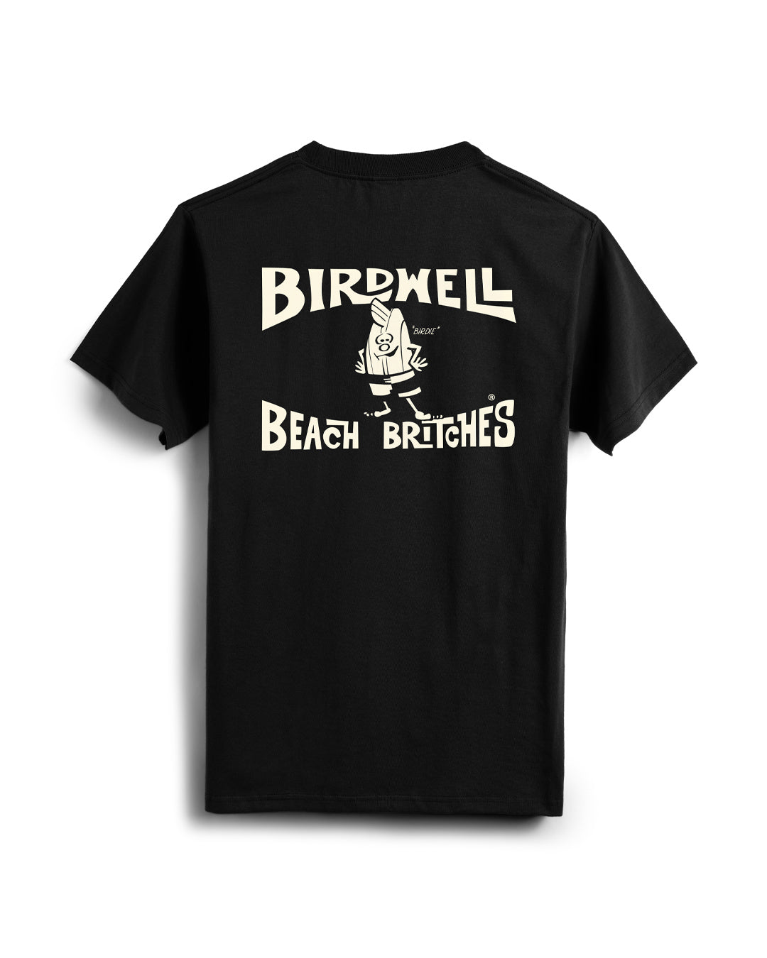 Birdwell License Plate T-Shirt - Black White - Sun Diego Boardshop