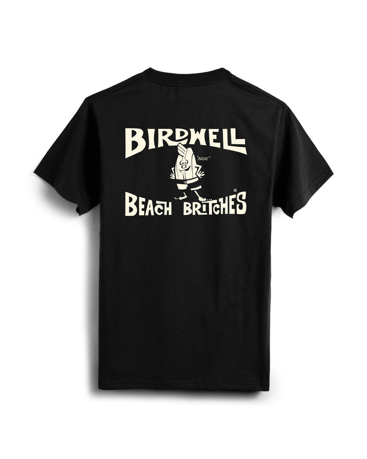 Birdwell License Plate T-Shirt - Black White - Sun Diego Boardshop